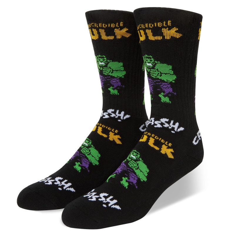 HULK RETRO CREW SOCK BLACK SK00745 BLACK 01 1200x 4e965fa5 6367 4924 8513 c37a1e3478b0