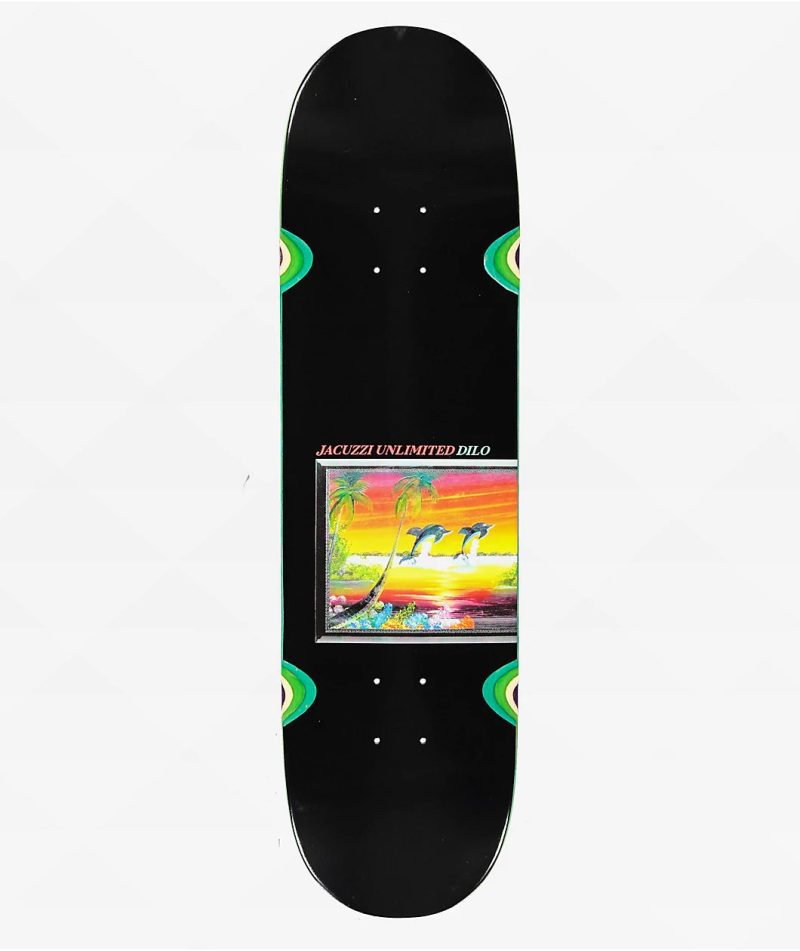 Jacuzzi Flipper Dilo 8.5 Skateboard Deck 384548 front US