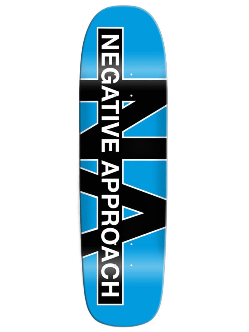 NEGATIVE APPROACH BLUE LOGO DECK