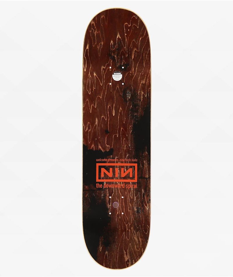 Welcome x Nine Inch Nails TDS Album Cover 9.0 Skateboard Deck 384165 back US