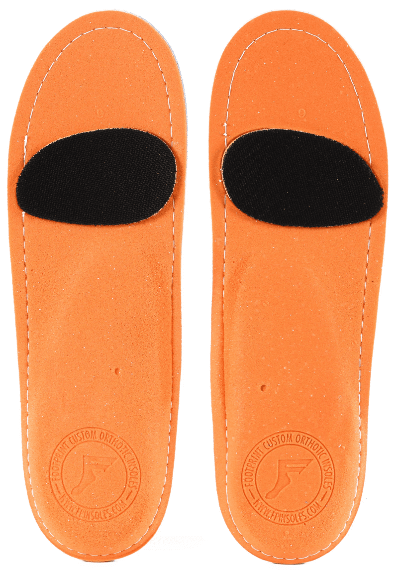 footprint kingfoam orthotics insoles orange camo bottom