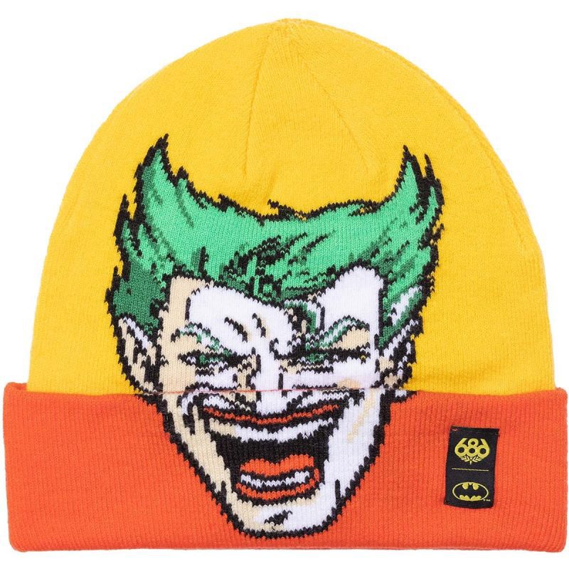 fw23 686 batmanknitbeanie yellow