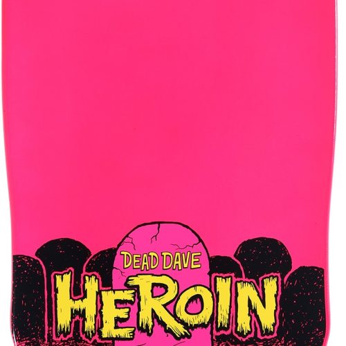 heroin dead dave zombie 104 skateboard deck top