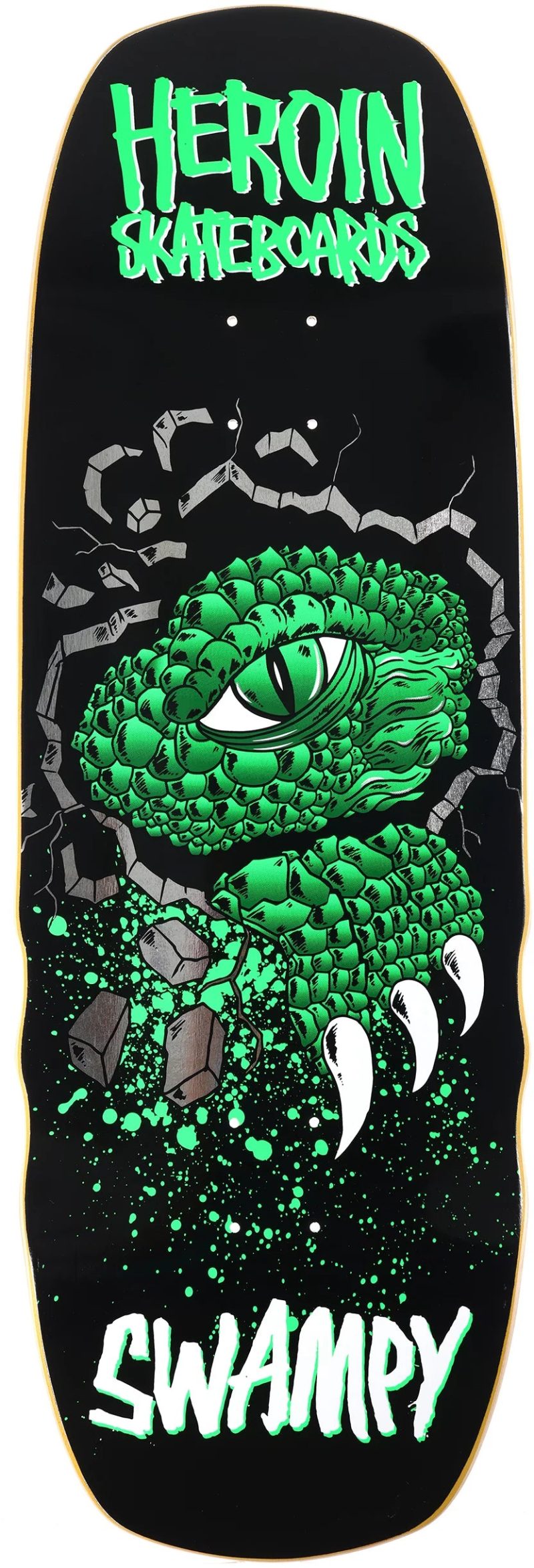 heroin swampy alligator shovel 105 skateboard deck