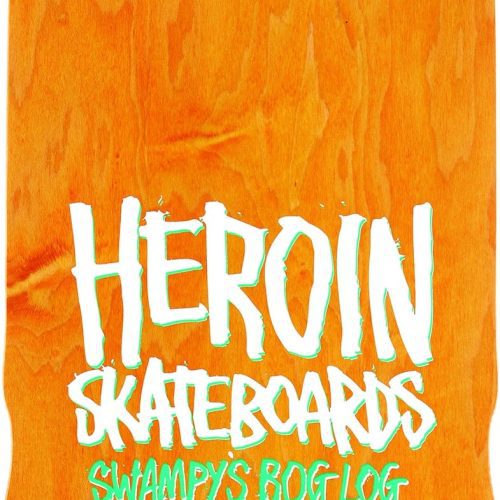 heroin swampy alligator shovel 105 skateboard deck top