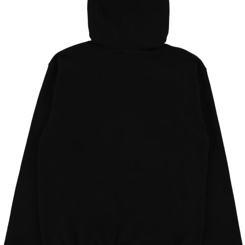 krooked arketype raw embroidered hoodie black blue reverse