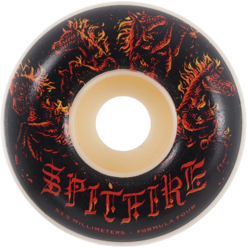 spitfire apocalypse formula four radial skateboard wheels natural 99d