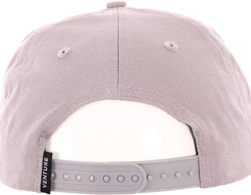 venture awake snapback hat silver blue yellow reverse